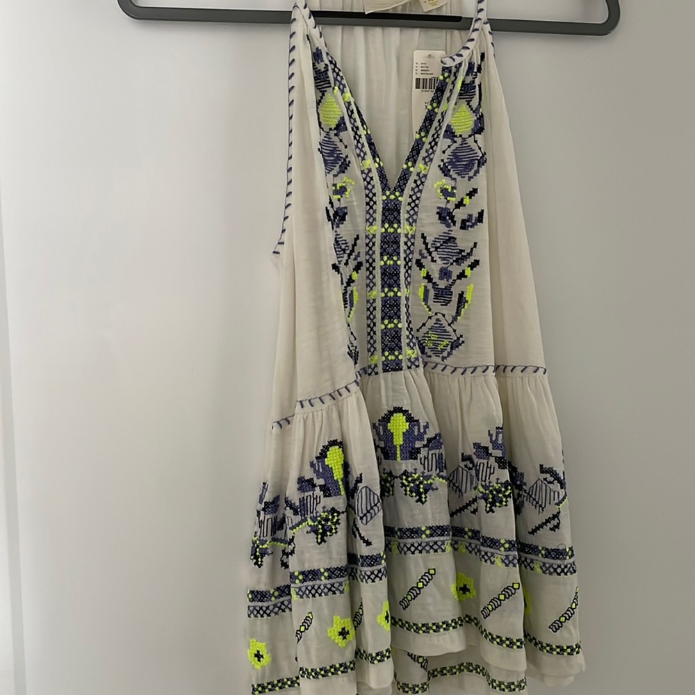 Embroided tank top